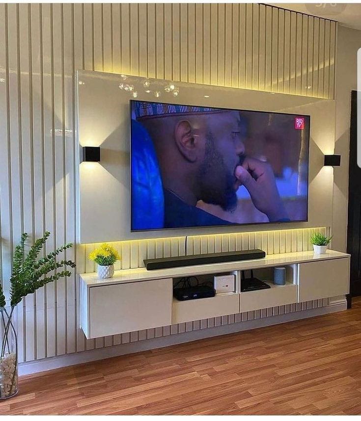 Ahşap Televizyon Üniteleri Modeli 13